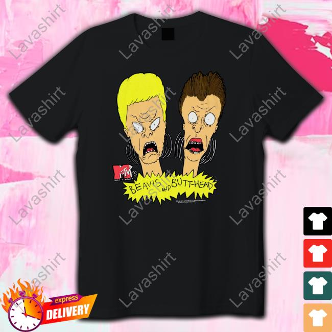 Official Beavis And Butthead MTV Shirt New