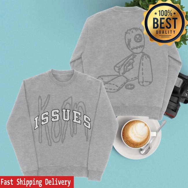 Official Korn Clothing Store Shop Merch Korn Issues Doll Varsity Pullover Sweatshirt