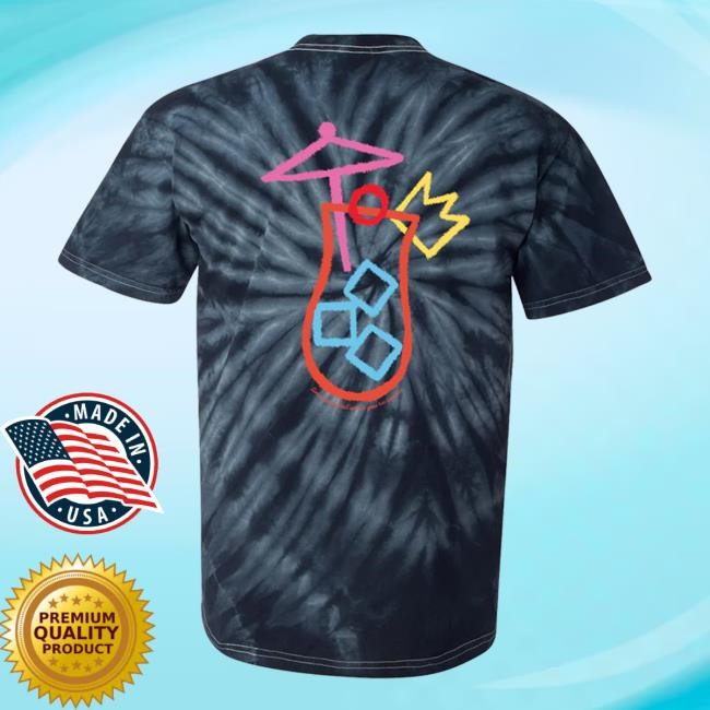 Tie Dye Cocktail Tee Train Band Store Merch