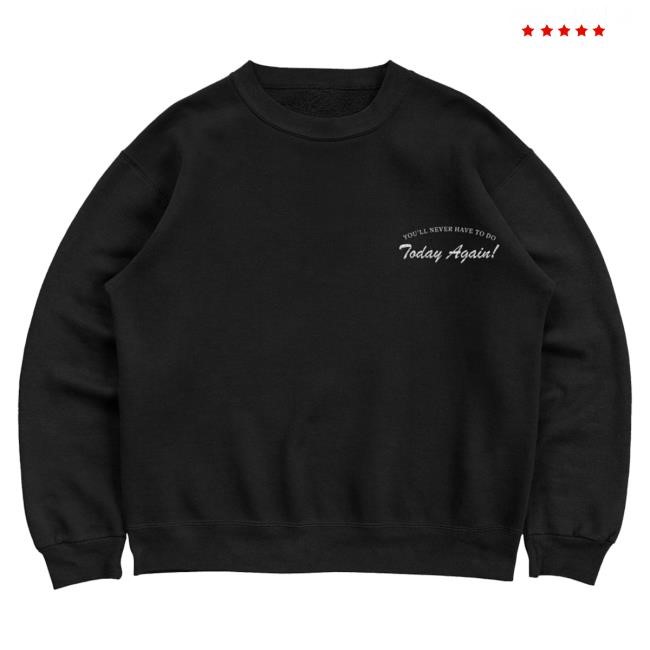 Official Alex Warren Merch Today Again Pullover Sweatshirt