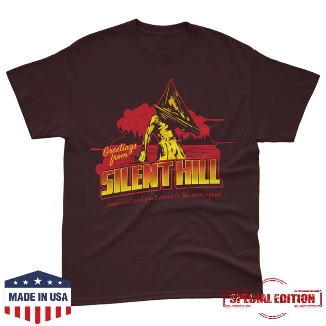 Official Konami Merch Shop Greetings From Silent Hill New T-Shirt