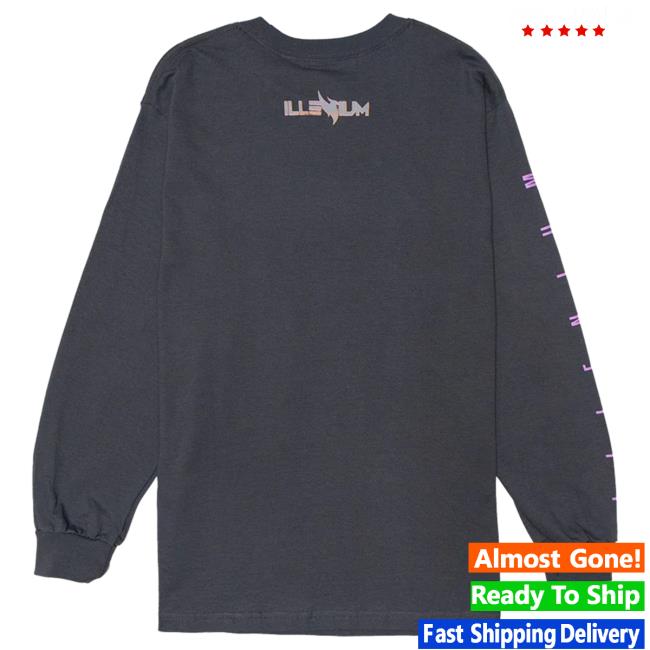 Official Illenium Merch Store Black Friday 21' Long-Sleeve Coal Illenium Shop