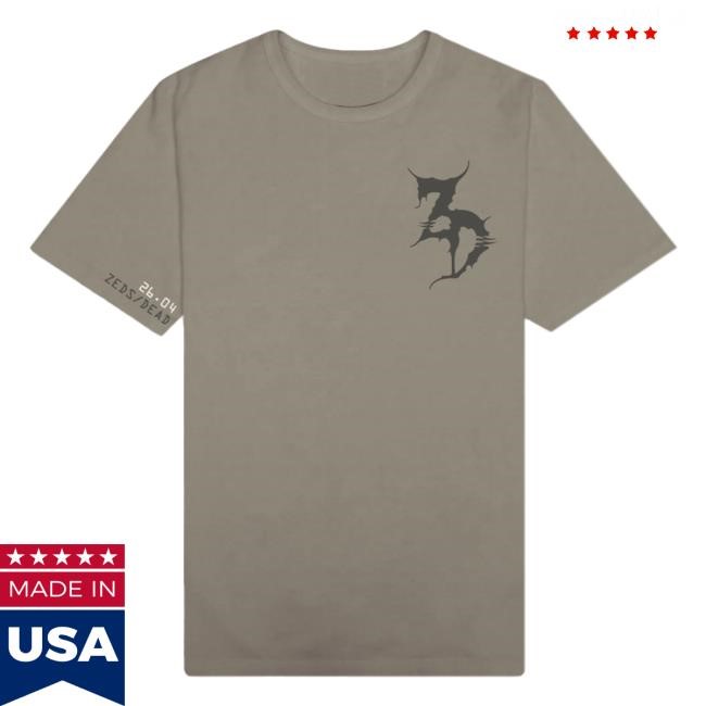 Zeds Dead Official Shop Merch Zeds Dead - Swampy - Heavyweight T-Shirt - Sandstone