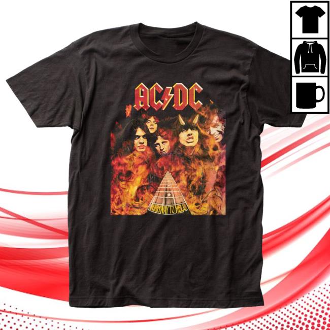 Official Ac Dc Merch Store Ac/Dc Highway To Hell Australia Shirt New Ac Dc Shop Acdc Clothing
