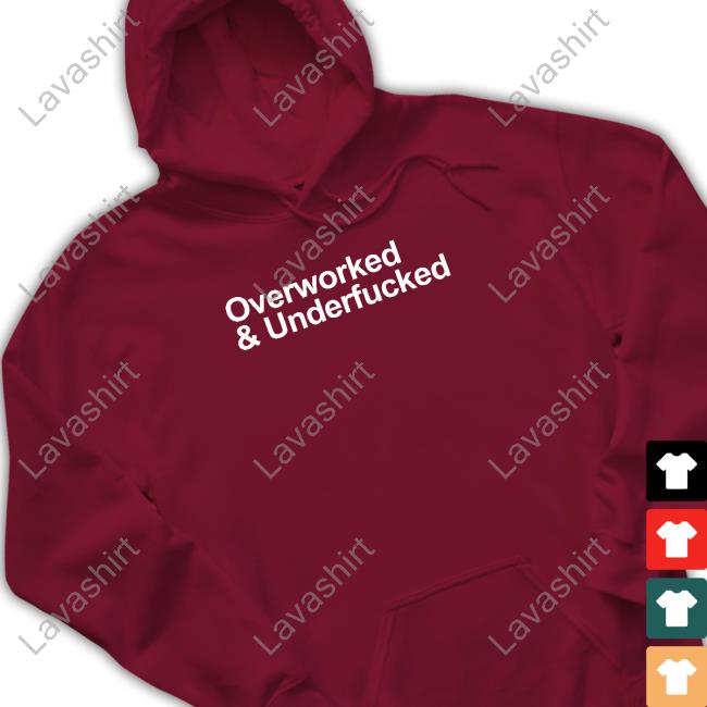 Wicked Naughty Shop Overworked And Underfucked Sweatshirt