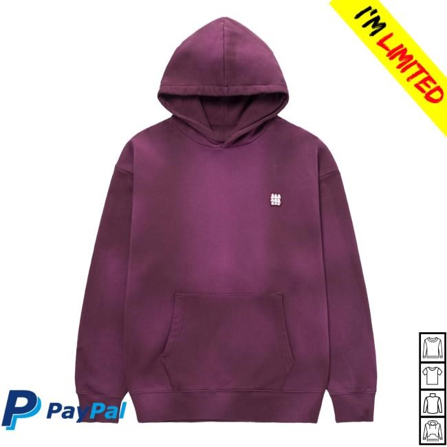 The Yard Official Merch Store Logo Burgundy Hoodie Vintage The Yard Clothing Shop