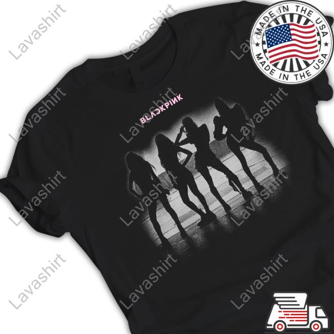 Blackpink Silhouette Black T-Shirt Pop Crave