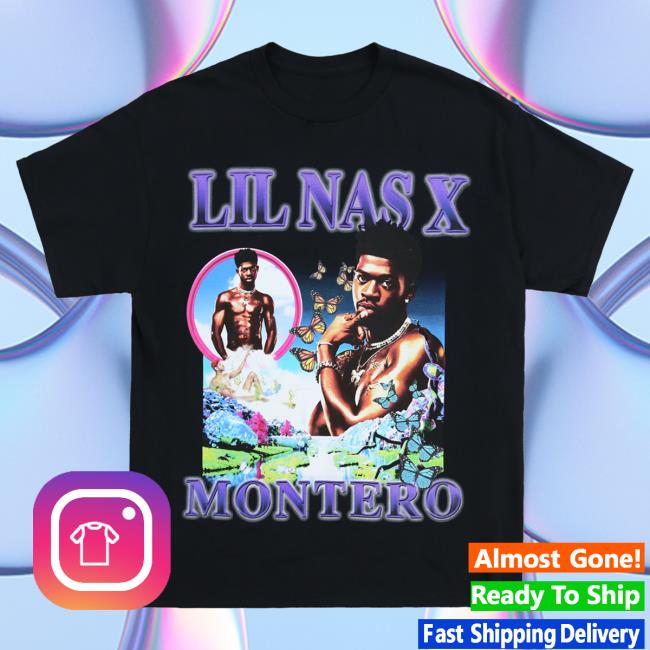 Official Lil Nas X Merch Store Lil Nas X Montero Black T Shirt Lil Nas X Apparel Clothing Shop LilNas