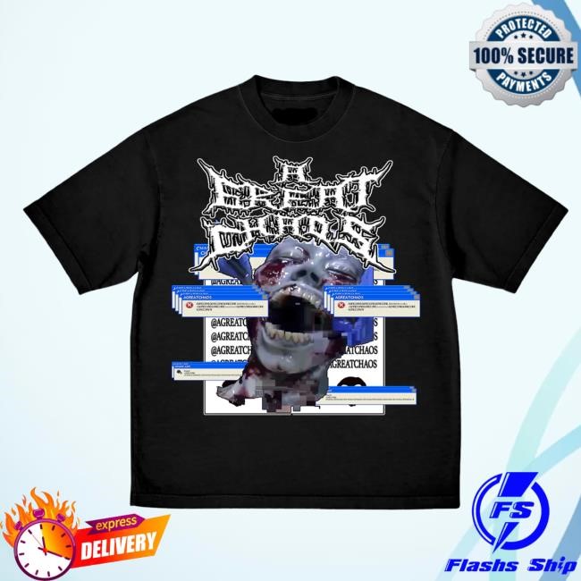 Official Ken Carson Merch Store Shop Ken Carson Chaos Error Black New Shirt KenCarson