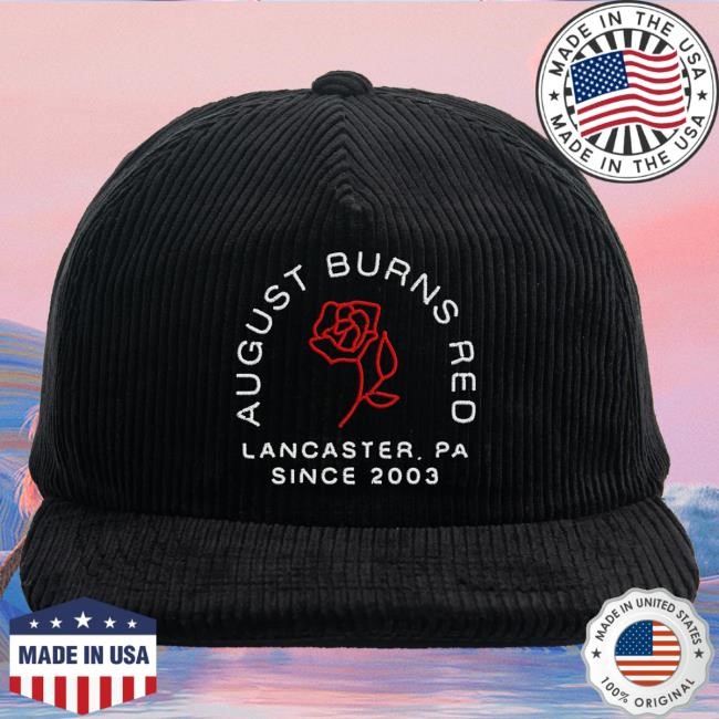 Official August Burns Red Rose Corduroy Cap