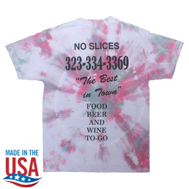 Jon And Vinny's OG Pizza Man Tee Fairfax, Tie Dye Tshirt Muticolor Jonandvinnys