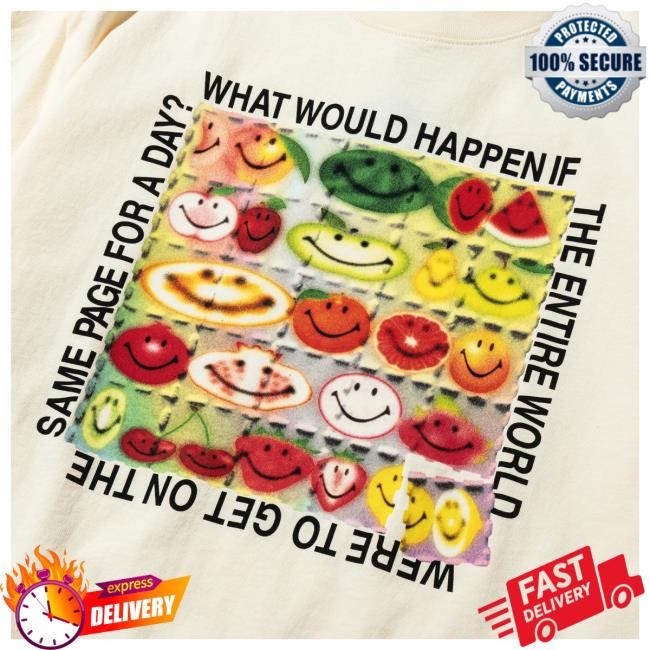 Chinatown Market Smiley Same Page Hot Shirt Market Studios Merch Store Official