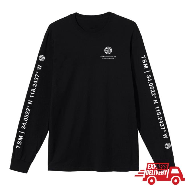 Official Team Solomid Store Shop Tsm Geo Crewneck Sweatshirt Black TeamSoloMid Merch