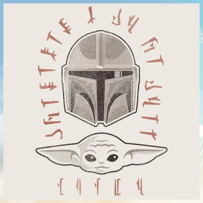 Official Heroes And Villains Store Star Wars Mando and Grogu Tees