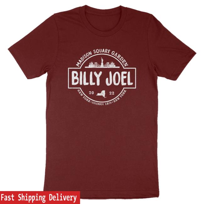 Official Billy Joel Merch Store Billy Joel "MSG 12-19-22 Cancelled Event" Shirt 2024 Billy Joel Shop BillyJoel