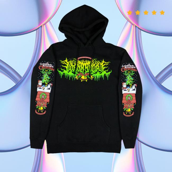 Official Lorna Shore Merch Lorna Shore Christmas 2023 Hooded Sweatshirt