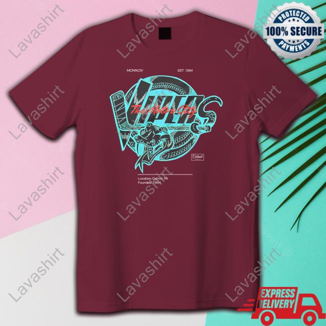 Official Detroit Apparel 313 Merch Detroit Vipers Motor City Remix Shirt