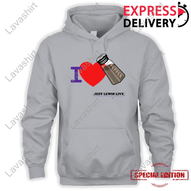 Official Jeff Lewis I Love Pepper T Shirt