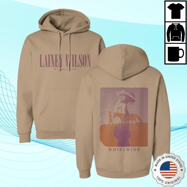 Lainey Wilson Sandstone Whirlwind LS Hoodie