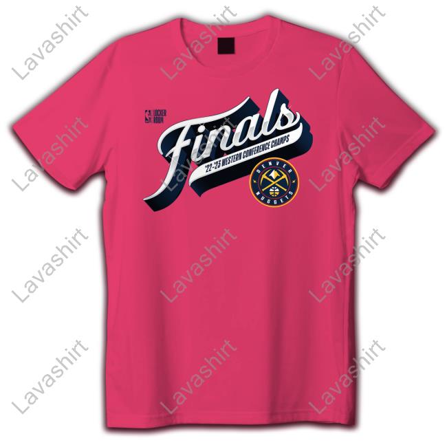 Official Altitude Authentics Merch Dever Nuggets Finals 2023 Western Conference Champs Tee