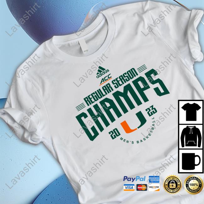 Official allCanes ACC Regular Season Champions 2023 T-Shirt