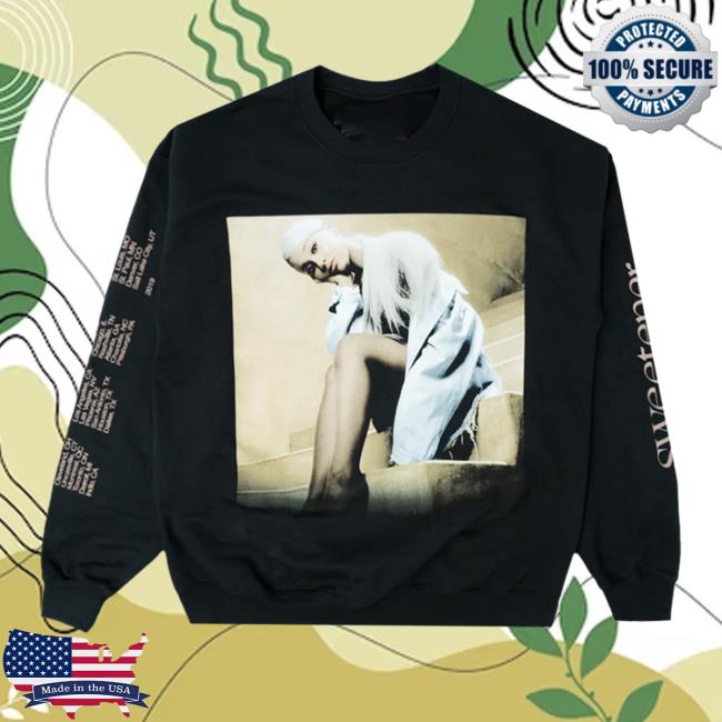 Ariana Grande Sweetener Staircase Black Hooded Sweatshirt