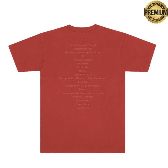 Bar Scene Rust Album T Shirt Zach Bryan Shop