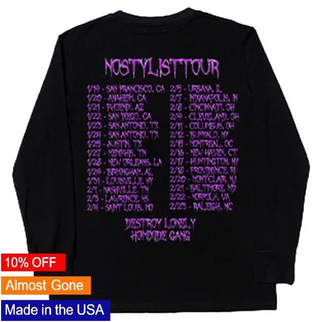 Official Destroy Lonely Merch Store Destroy Lonely Rage N Rave Witch L/S T Shirt Destroy Lonely Clothing Shop DestroyLonely
