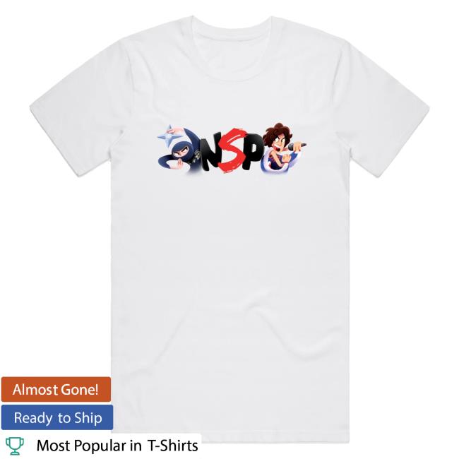 Official Good Merch Only Ninja Sex Party Cartoon Top Shirt - White NSP