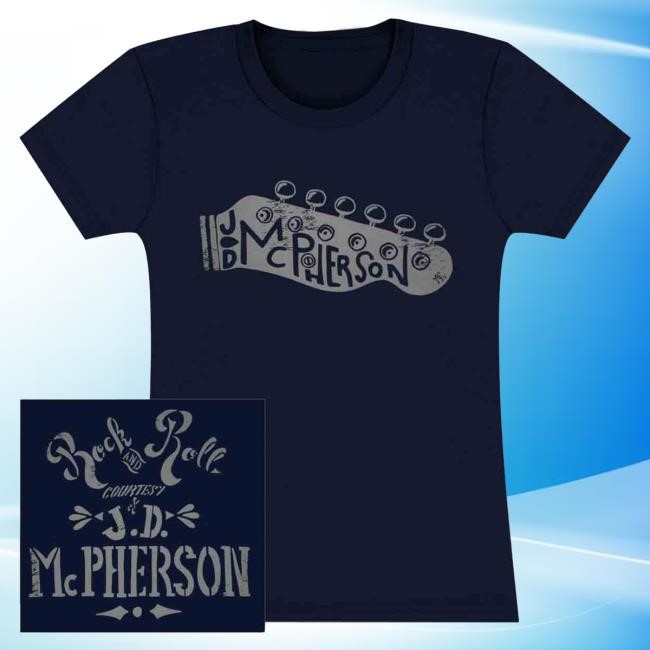 Official JD McPherson Rock And Roll Tees Official JD McPherson Rock And Roll Shirt New