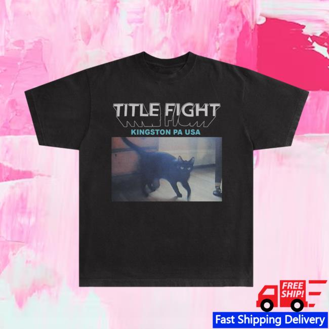 Official Title Fight Merch Cat T-Shirt