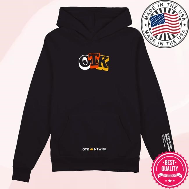 Otk Official Merch Store Worldwide Pullover Sweatshirt Hooded Black Otk Clothing Shop Otk Collection