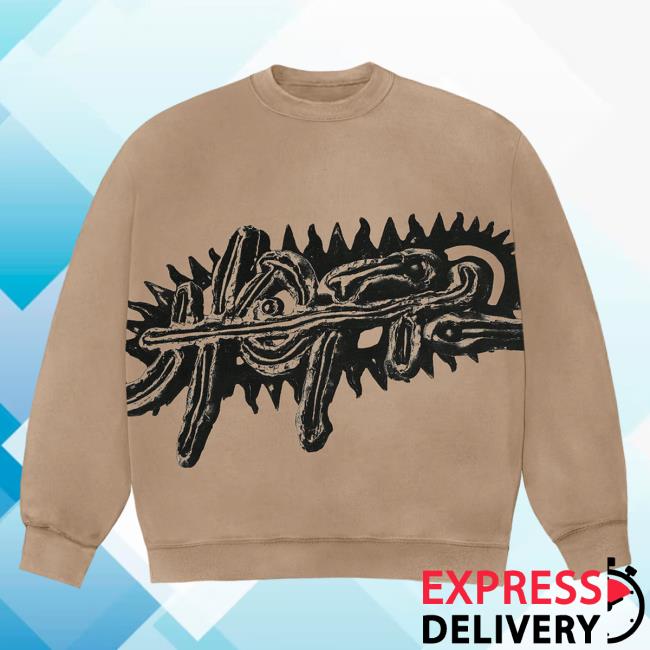 Official Travis Scott Merch Store Travis Scott Utopia A3 Tee Light Brown TravisScott Shop