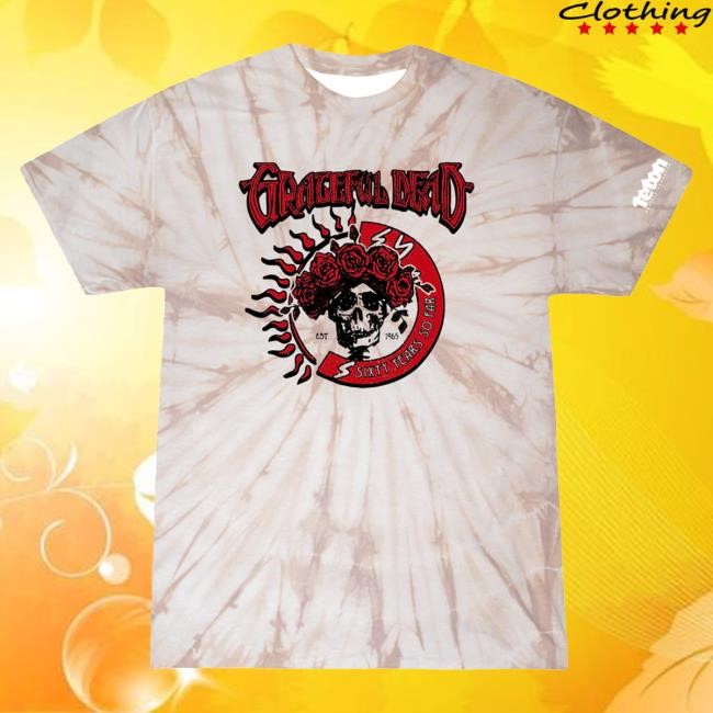 Official Teton Gravity Research Grateful Dead 60th x TGR Dead of the Dawn Tie-Dye Shirts - Spider Taupe