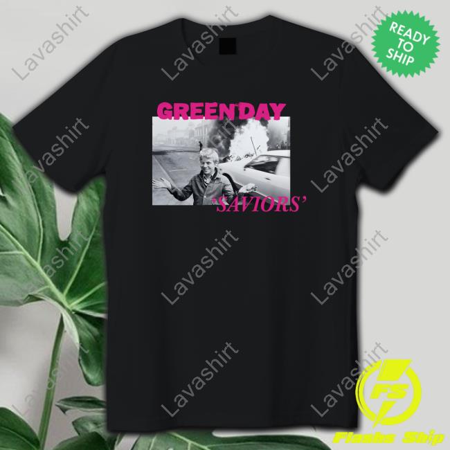 Official Green Day Merch Green Day Saviors Shirts