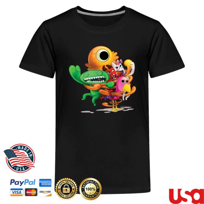 Official Euphoric Brothers Merch Garten Of Banban Group Hug Black Tee Shirt Epicdrops