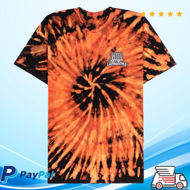 Slander Merch Store Gud Vibrations Tie Dye Shirt 2023