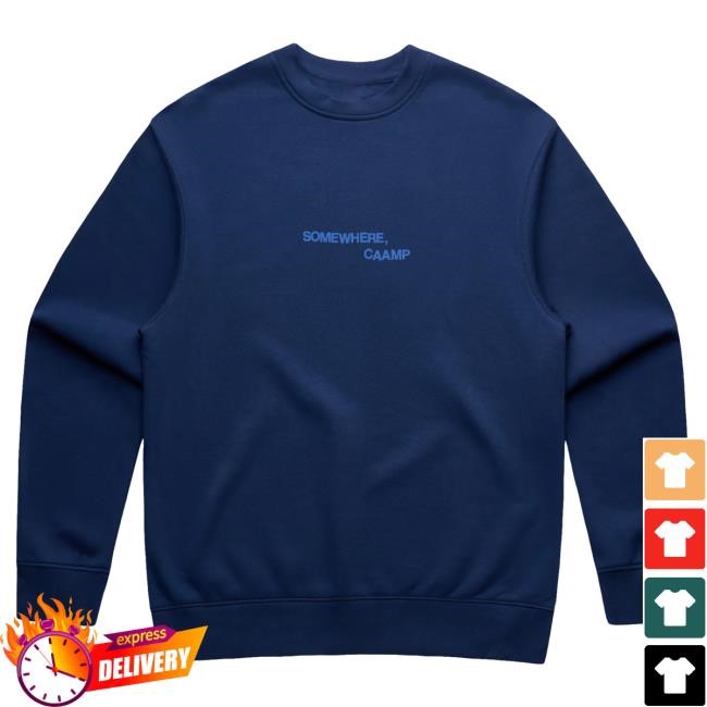 Official Caamp Merch Somewhere, CAAMP Crewneck Sweatshirt