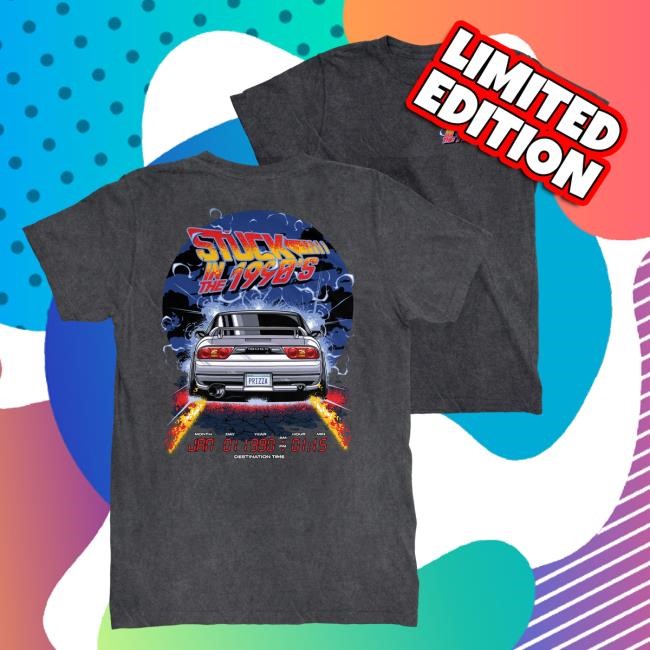 Official PrizzaMike Merch Stuck in the 1990s - DISTRESSED T Shirt