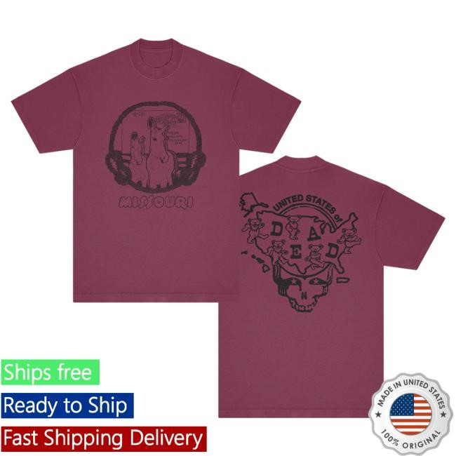 Grateful Dead Missouri United States of Dead Tee | Grateful Dead Merch Store Official