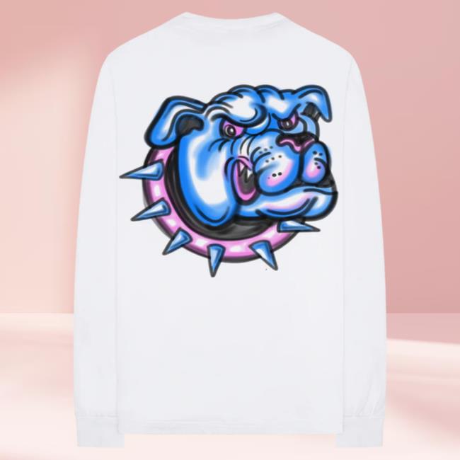 Official Billie Eilish Merch Store Billie Eilish Bulldog L/S T Shirt Billie Eilish Apparel Clothing Shop BillieEilish