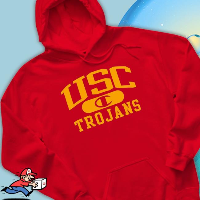 Champion Cardinal USC Trojans Arch Pill Tee Shirt