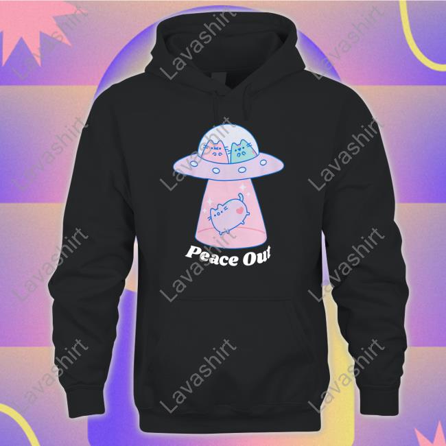 Pastel Pusheen Peace Out Long Sleeve T Shirt