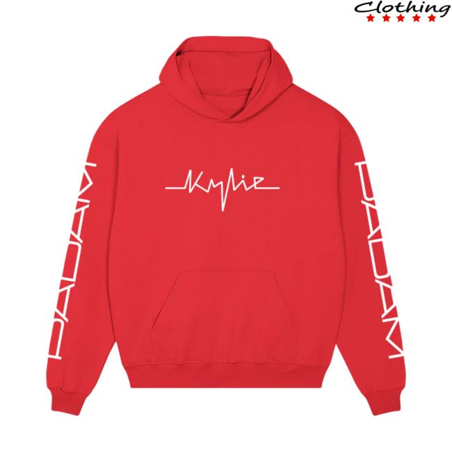 Official Kylie Merch Kylie Tension Logo Hoodie