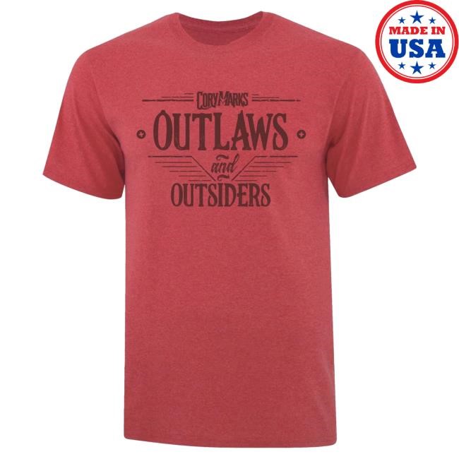 Official Cory Marks Merch Store Outlaws & Outsiders Cotton New Shirt Corymarks
