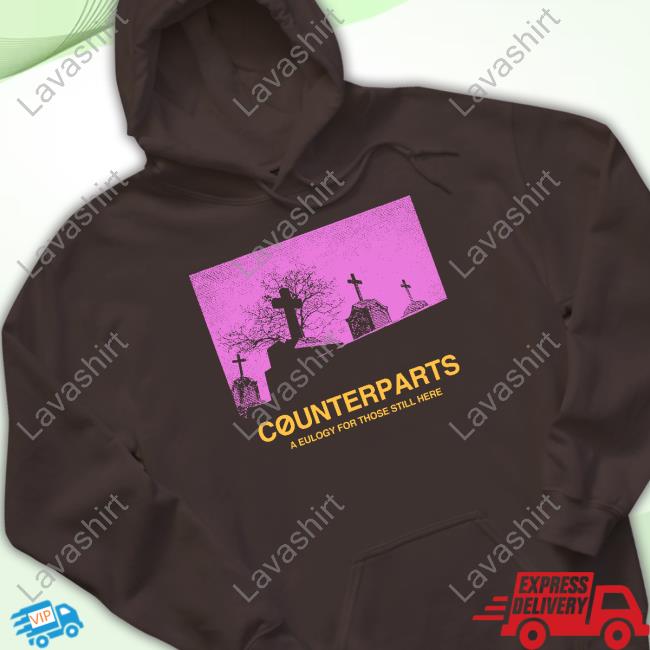Official Down Right Merch Counterparts Graveyard A Eulogy For Those Still Here T-Shirt