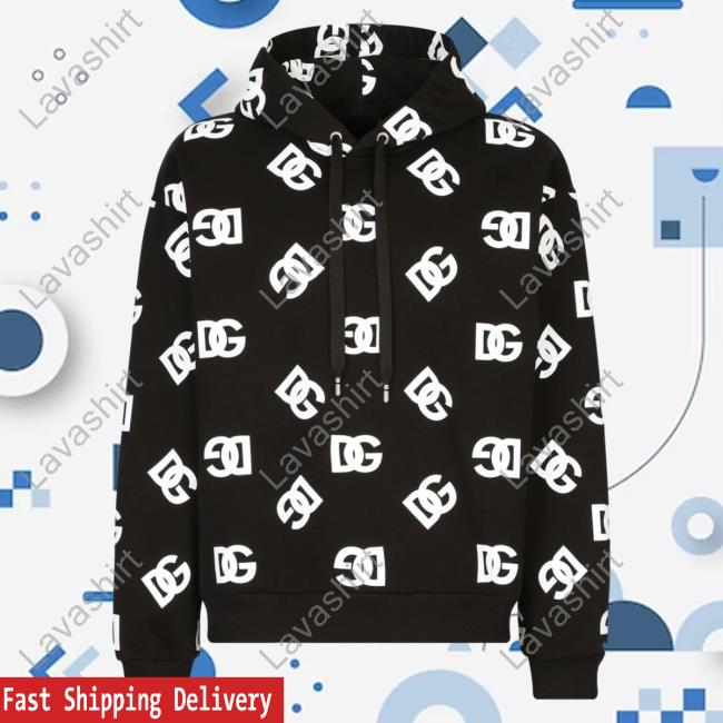 Official Lyst Clothing Shop Dolce & Gabbana All Over Print Logo Pullover Sweatshirt D&G 3D AOP