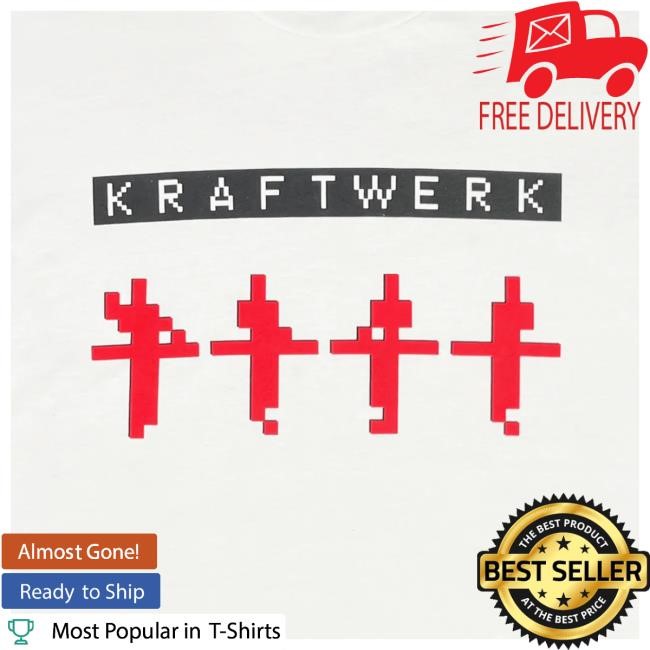 Official Hellomerch Kraftwerk Logo White Popover Shirt Hello Merch