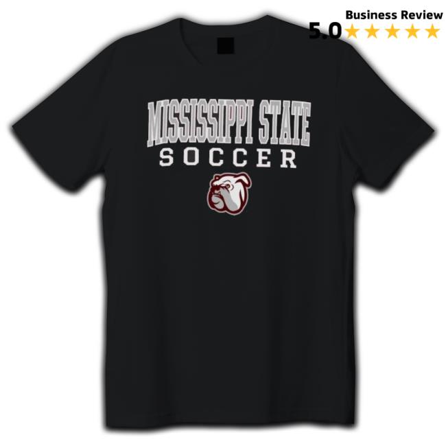 Champion Maroon Mississippi State Bulldogs Soccer Stack Logo Tee Shirt