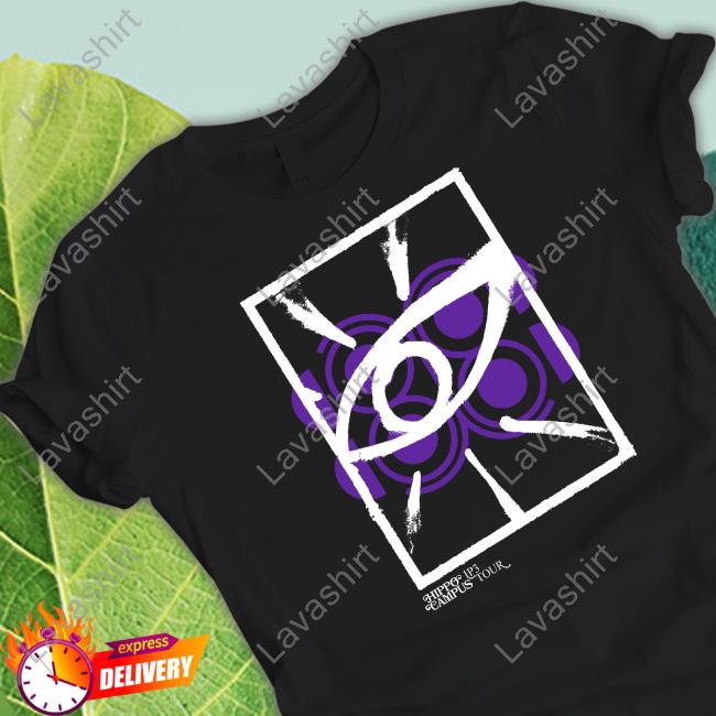 Hippo Campus Merch LP3 Black Tour Version Ambient Inks Long Sleeve Tee